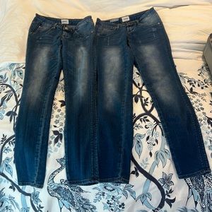 2 pairs size 12 Hudson jeans